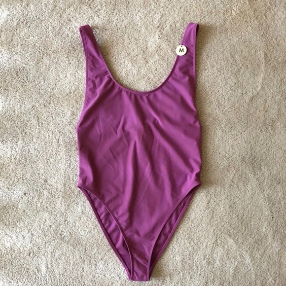 🚫SOLD Ⓜ️ercari Forever 21 Mauve Swimsuit - Picture 3 of 6